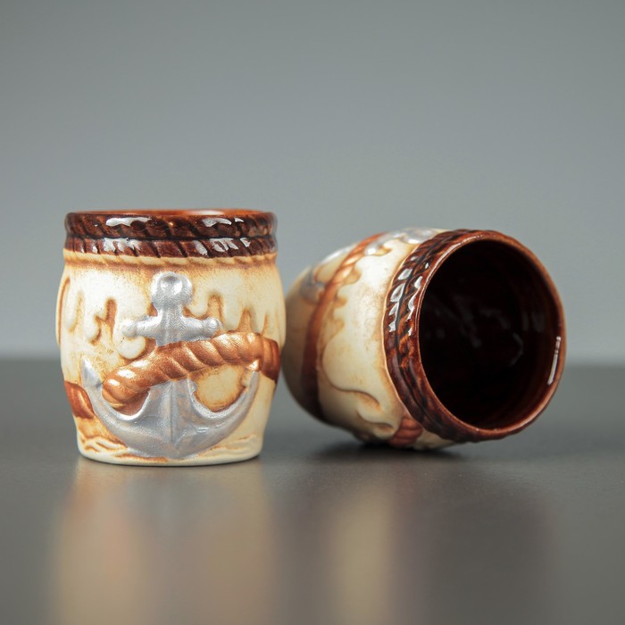 Штоф "Морской", цветной