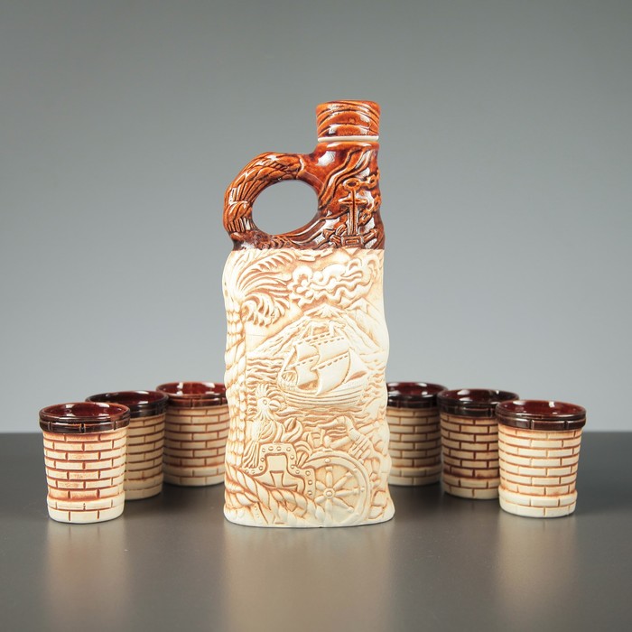 Штоф "Крепость", шамот