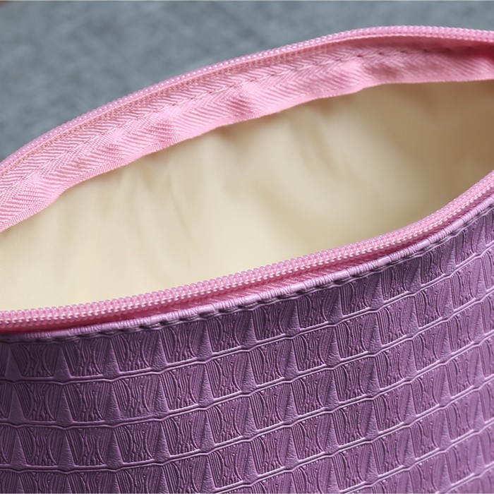 Косметичка простая, отдел на молнии, цвет сиреневый