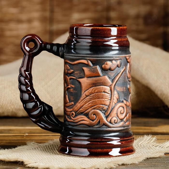 Бокал "Морской", медь