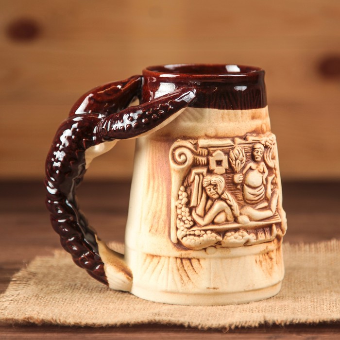 Бокал "Рак", шамот, баня