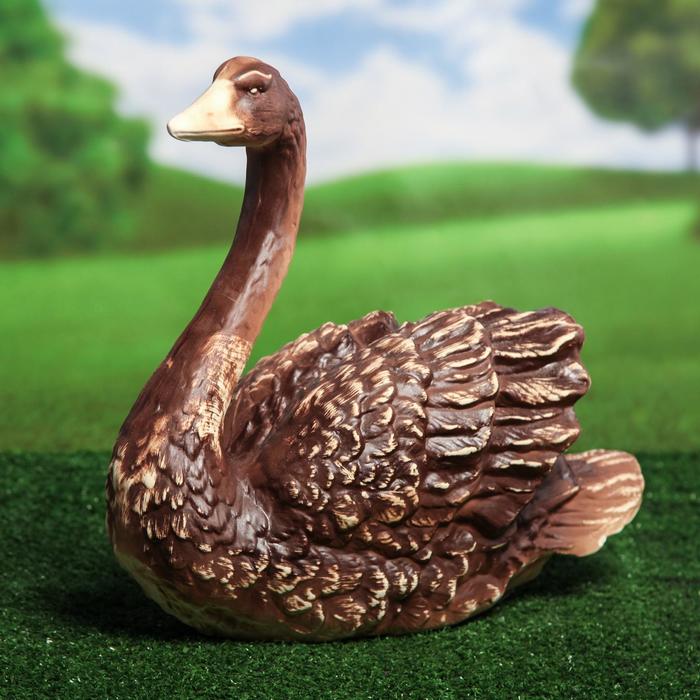 Садовая фигура "Лебедь" шамот