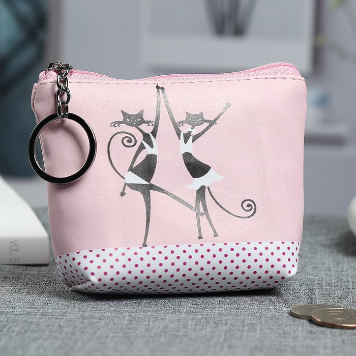 Кошелёк женский, отдел на молнии, цвет розовый