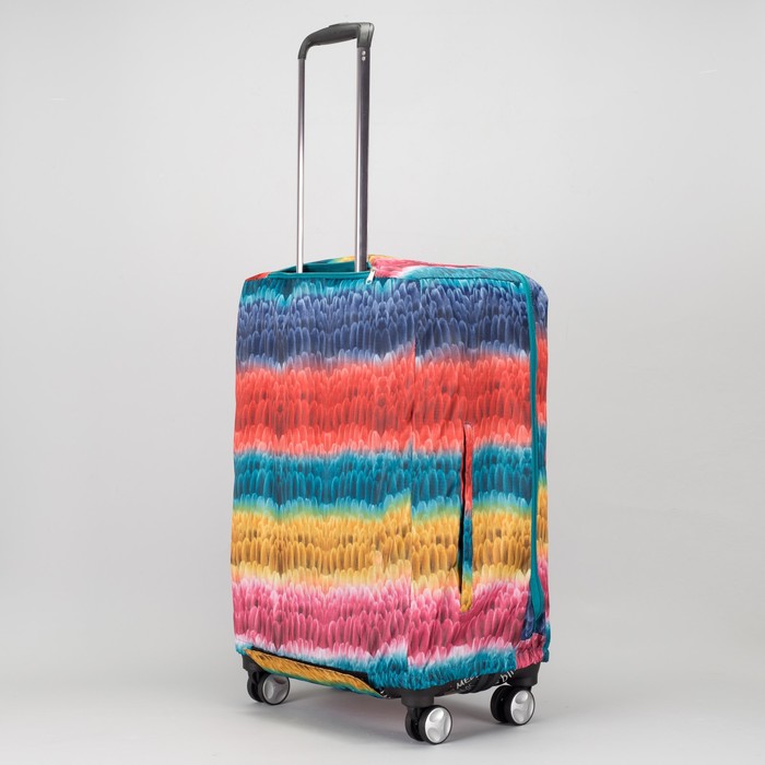 Чехол для чемодана, расширение по периметру, разноцветный
