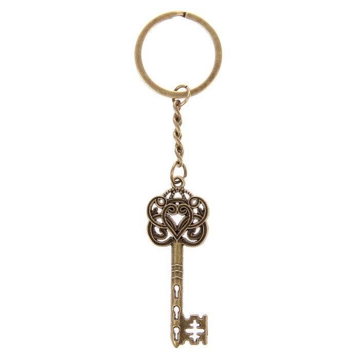 Брелок металл "Ажурный ключ" 5,5х2,2 см