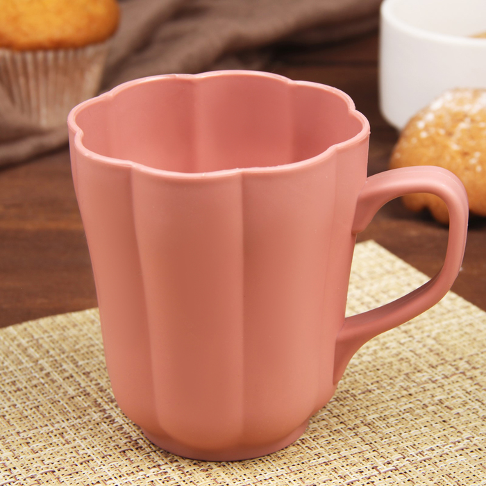 Кружка 320 мл "Бутон", цвета МИКС