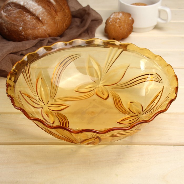 Блюдо круглое 24 см "Загадка", цвета МИКС