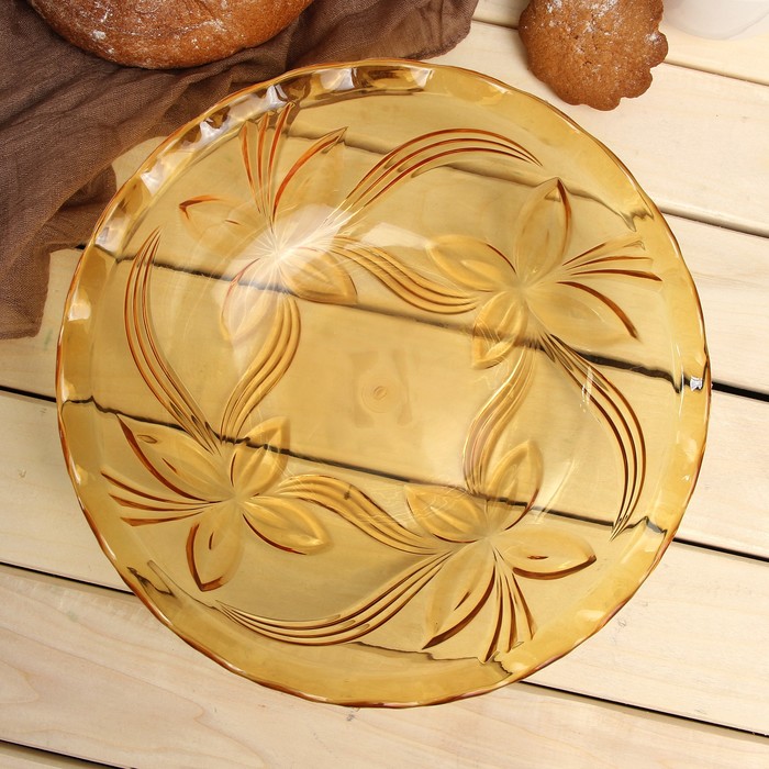 Блюдо круглое 24 см "Загадка", цвета МИКС