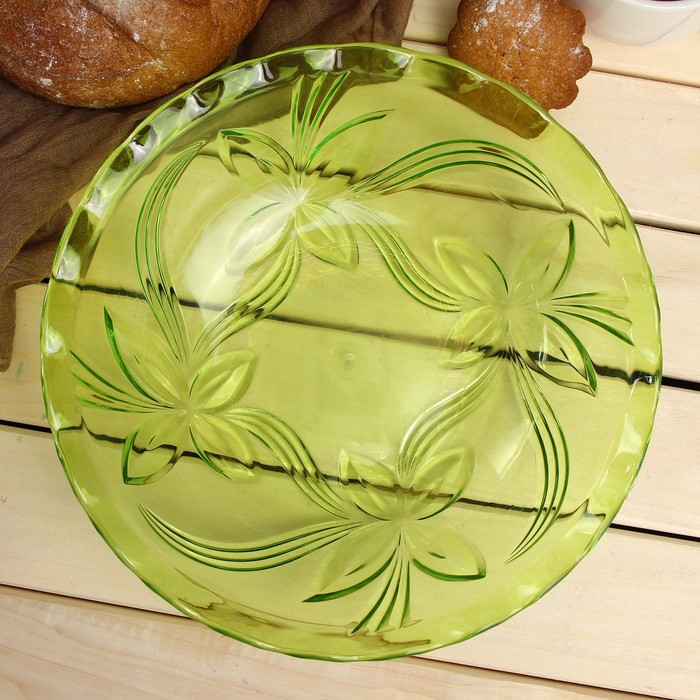 Блюдо круглое 24 см "Загадка", цвета МИКС