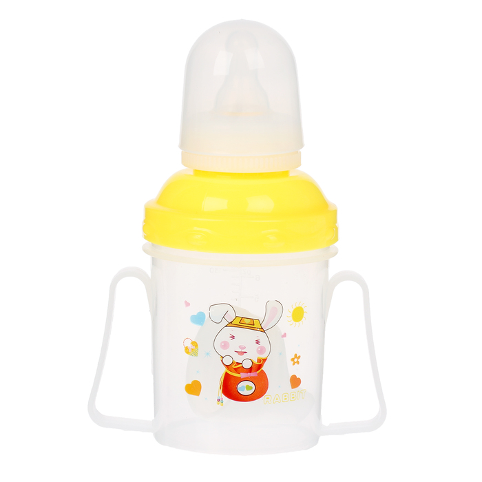 Поильник с твёрдым носиком, соска в комплекте, 180 мл, от 6 мес., цвета МИКС