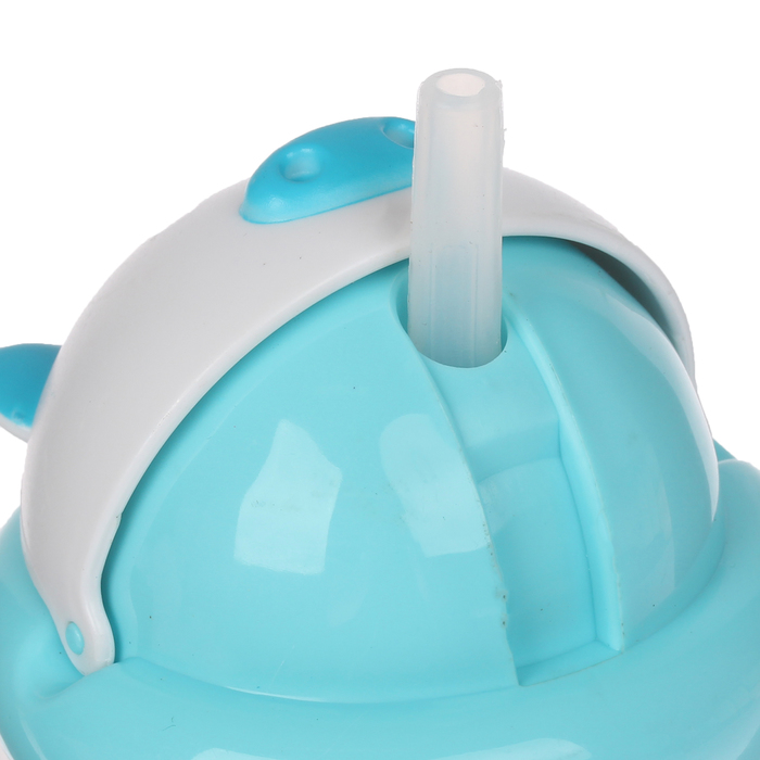 Поильник с трубочкой, 300 мл, от 9 мес., цвета МИКС