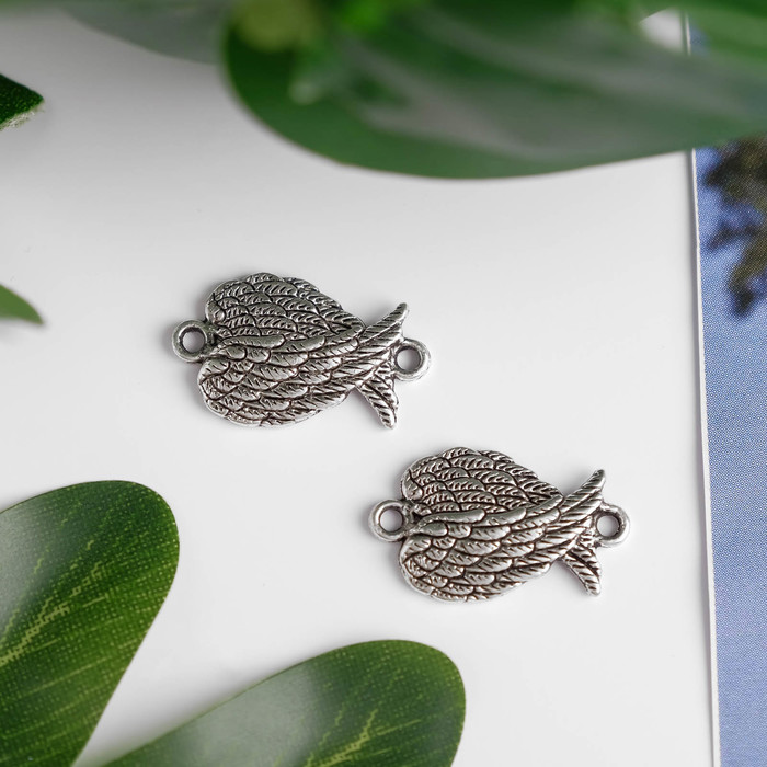 Декор металл для творчества "Крылья ангела" (A41411) 1,6х1 см