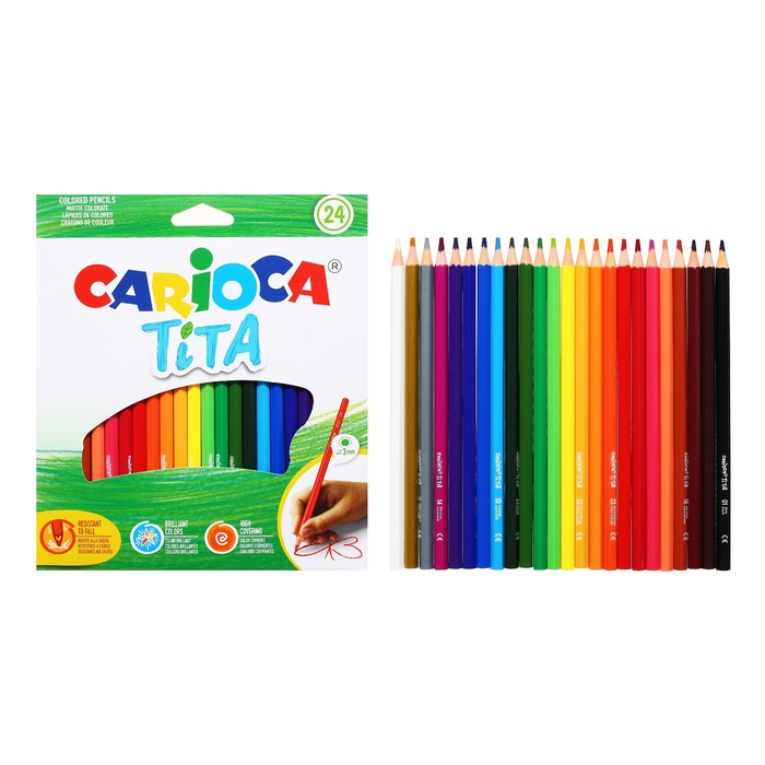 Карандаши 24 цвета Carioca 