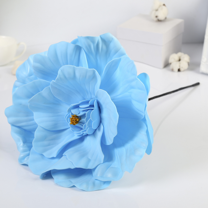 Цветы для фотосессий "Астра" голубая 30х30х40 см