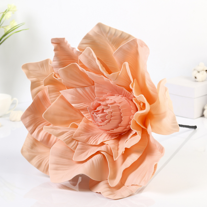 Цветы для фотосессий "Астра" кремовая 50х50х40 см