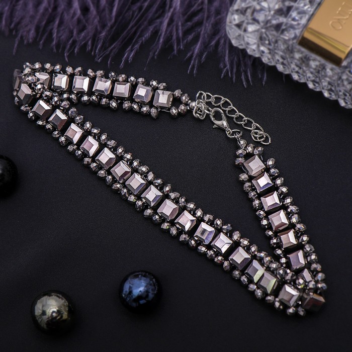 Чокер "Млечный путь", цвет серый