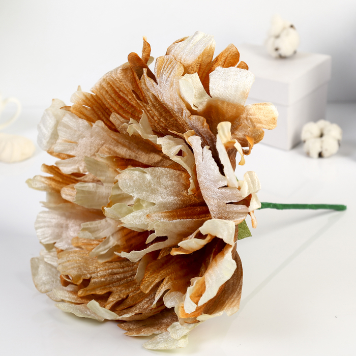 Цветы для фотосессий "Пион" оранжевый 40х40х40 см