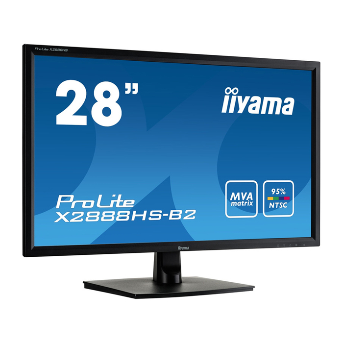 Монитор Iiyama 28" ProLite X2888HS-B2 VA 5ms 16:9 DVI HDMI 300cd 178/178 1920x1080 D-Sub DP 329535