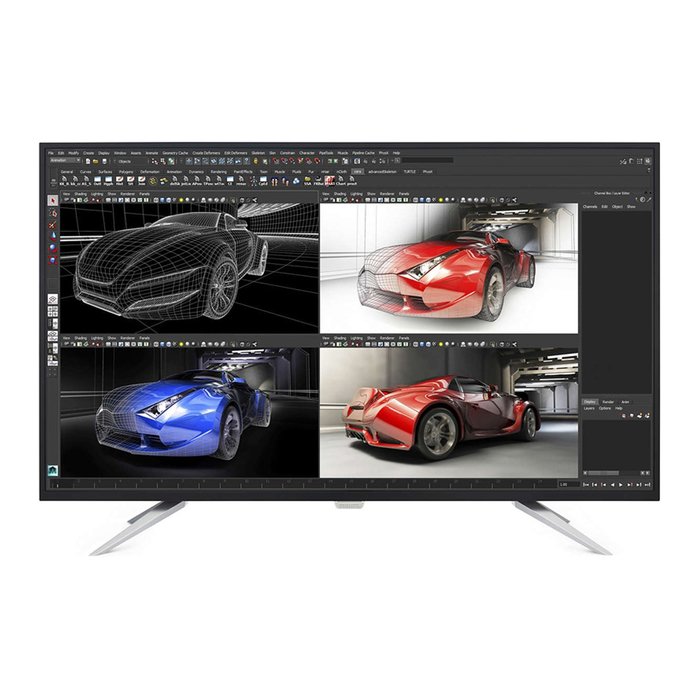 Монитор Philips 43" BDM4350UC IPS LED 4ms 16:9 HDMI 20000000:1 300cd 3840x2160 D-Sub DP USB 329537