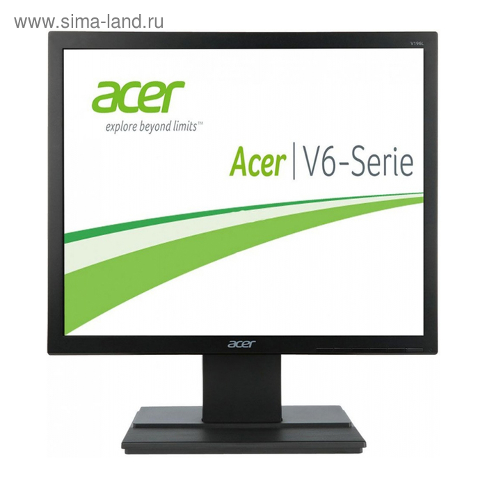 Монитор Acer V196LBb 19, IPS, 1280x1024, 60Гц, 5мс, VGA, чёрный монитор philips 273v7qdab 00 01 27 ips 1920x1080 60гц 5мс vga dvi hdmi чёрный