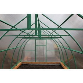 

Каркас теплицы «Капелька», 8 × 3 × 2,19 м, оцинкованная сталь, профиль 20 × 20 мм, шаг 1 м, 1 мм, без поликарбоната