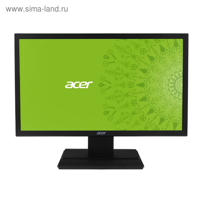 фото Монитор acer 21.5" v226hqlbd черный tn+film led 5ms 16:9 dvi матовая 250cd 1920x1080 d-sub