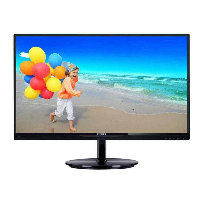 Монитор Philips 21.5" 224E5QSB (00/01) черный IPS LED 14ms 16:9 DVI 250cd 1920x1080 D-Sub