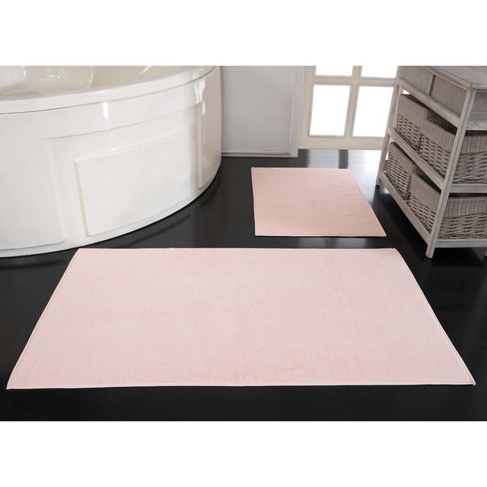Коврик махровый Mastro, 70х100 см, цвет пудра 2779