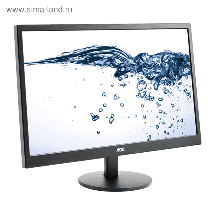 фото Монитор aoc 23.6" value line e2470swda(/01) tn+film led 5ms 16:9 dvi 250cd 1920x1080 d-sub