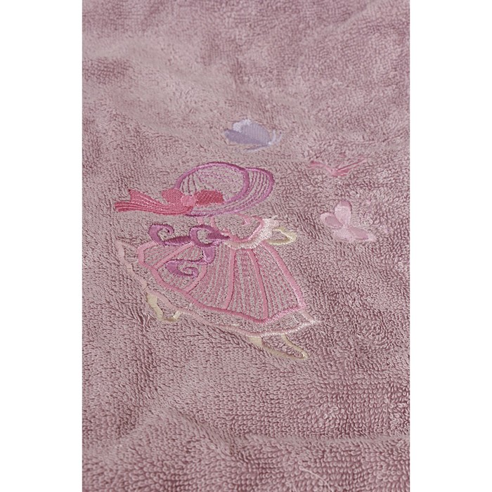 Халат детский Young с вышивкой, 12-14 лет, цвет лаванда 2953