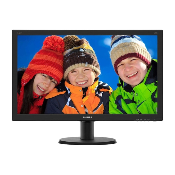 Монитор Philips 23.8" 240V5QDAB (00/01) IPS LED 16:9 DVI HDMI M/M 250cd 1920x1080 D-Sub FHD   329525