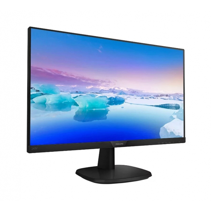 Монитор Philips 23.8" 243V7QDSB (00/01) черный IPS LED 16:9 DVI HDMI 250cd 1920x1080 D-Sub