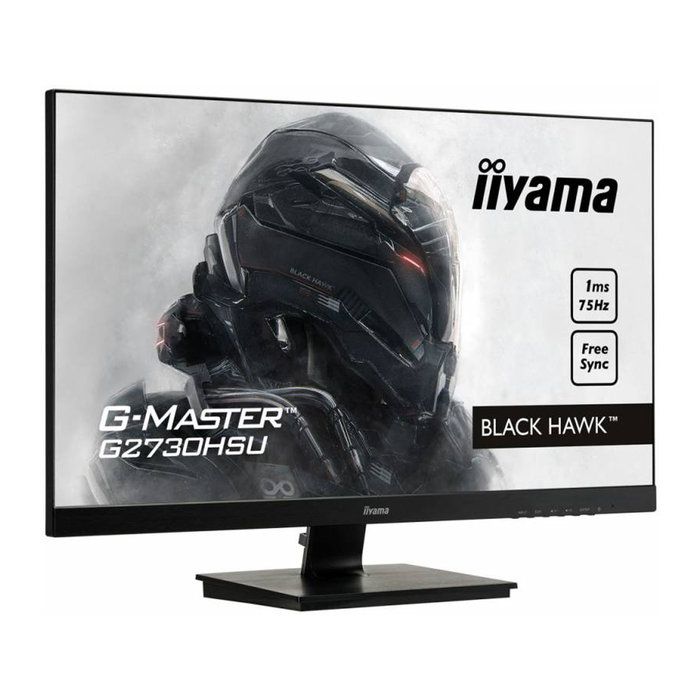 Монитор Iiyama 27" G2730HSU-B1 TN+film 1ms 16:9 HDMI 1000:1 300cd 170/160 1920x1080 DP USB