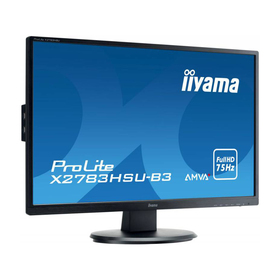 

Монитор Iiyama 27" X2783HSU-B3 VA 4ms 16:9 HDMI 3000:1 300cd 178/178 1920x1080 D-Sub DP USB