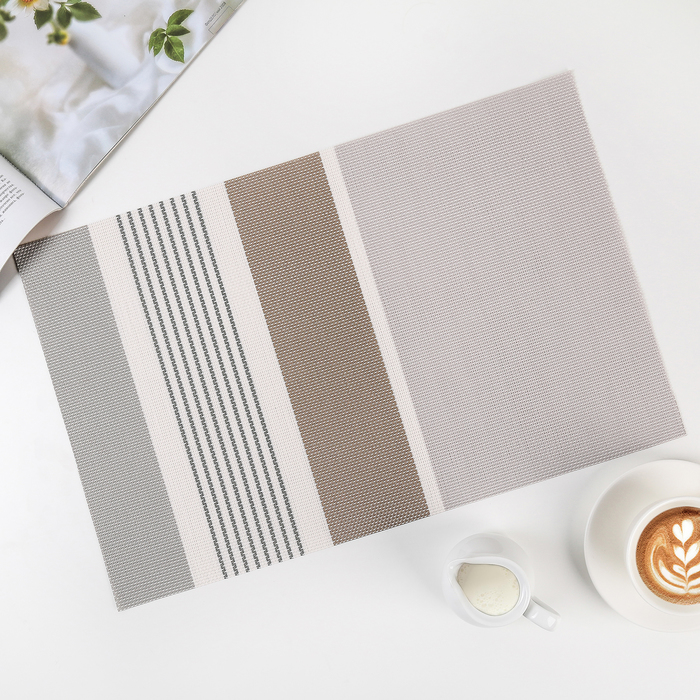 Салфетка кухонная 45х30 см "Бристоль", цвет серый