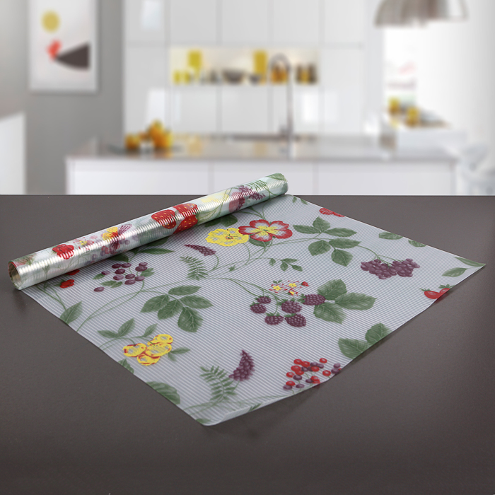 Коврик противоскользящий 45х90 см "Ягоды"