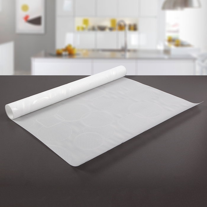 Коврик противоскользящий 45х90 см "Круги 3D"