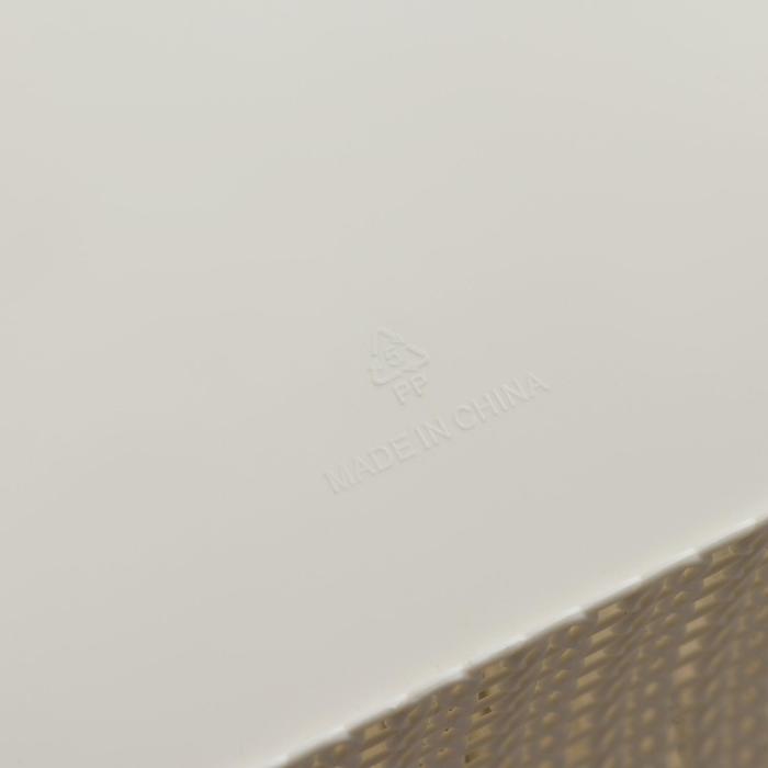 Корзина для хранения с крышкой «Плетенение», 24,5×18×10 см, цвет МИКС