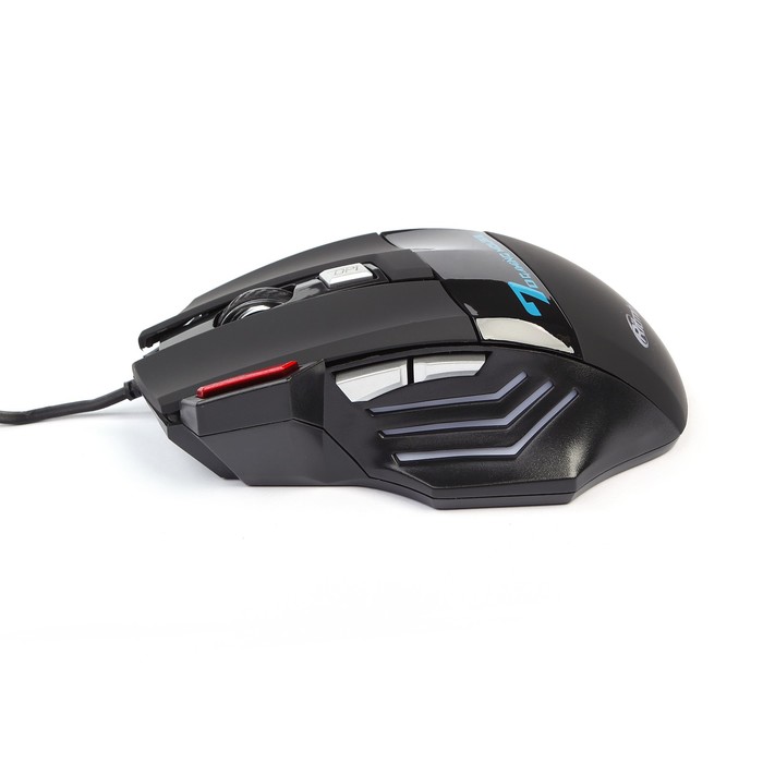 Мышь игровая RITMIX ROM-345, проводная, 2400 DPI, 6 кнопок, черная