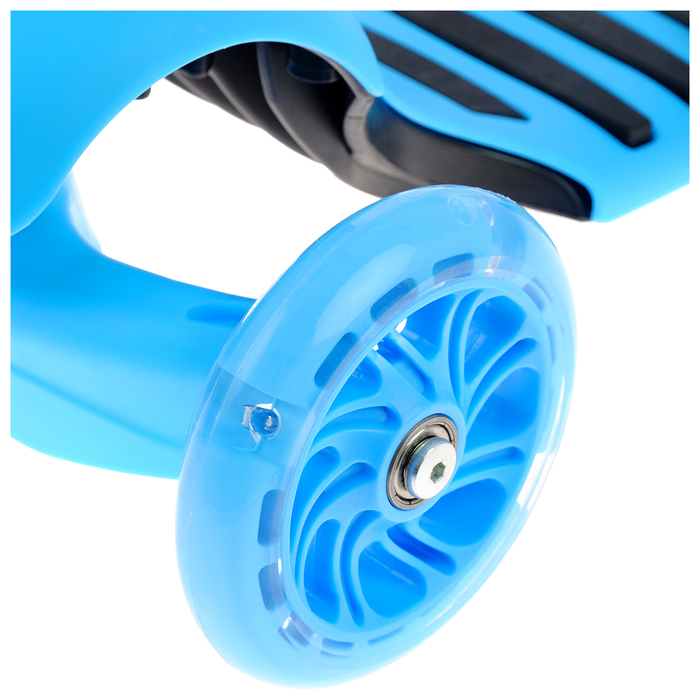 Самокат детский 3 в 1 GRAFFITI Buggi, цвет голубой