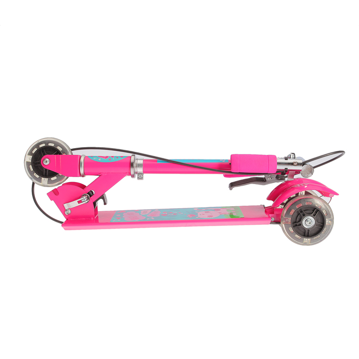 Самокат детский GRAFFITI Jolly Buddi, цвет розовый