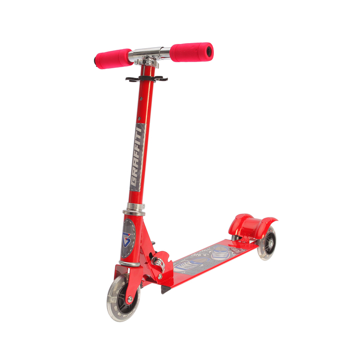 Самокат детский GRAFFITI Direct, цвет красный
