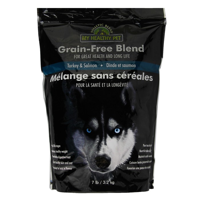 Сухой корм Holistic Blend для собак, беззерновой, индейка/лосось, 3.2 кг