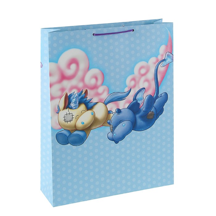 Пакет подарочный "В свободном полете", 42,5 х 33 х 10 см