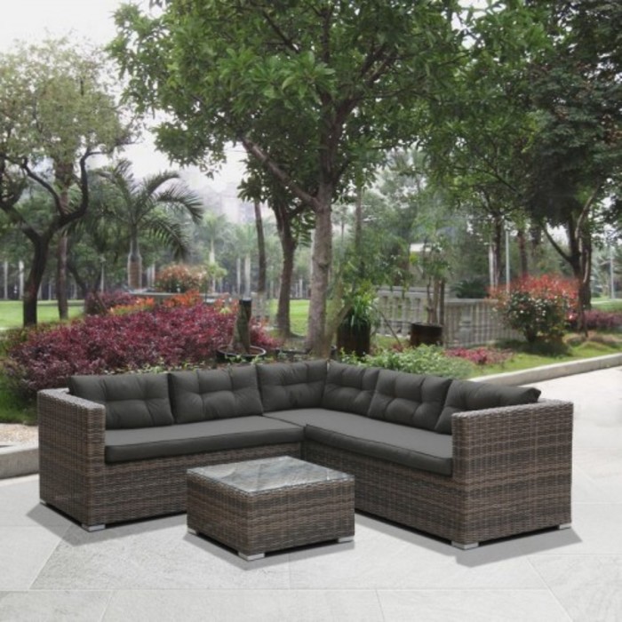 Комплект мебели из искусственного ротанга AFM-303A Brown/Olive