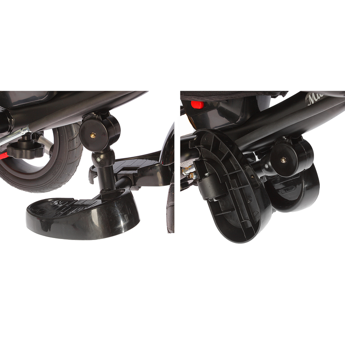 Велосипед трехколесный Micio Comfort Plus 2018, надувные колеса 12"/10", цвет синий