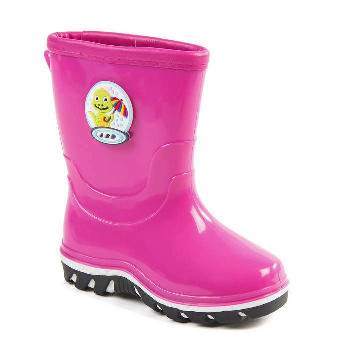 Сапоги детские з-х цветные арт. 107 (розовый) (р. 26)