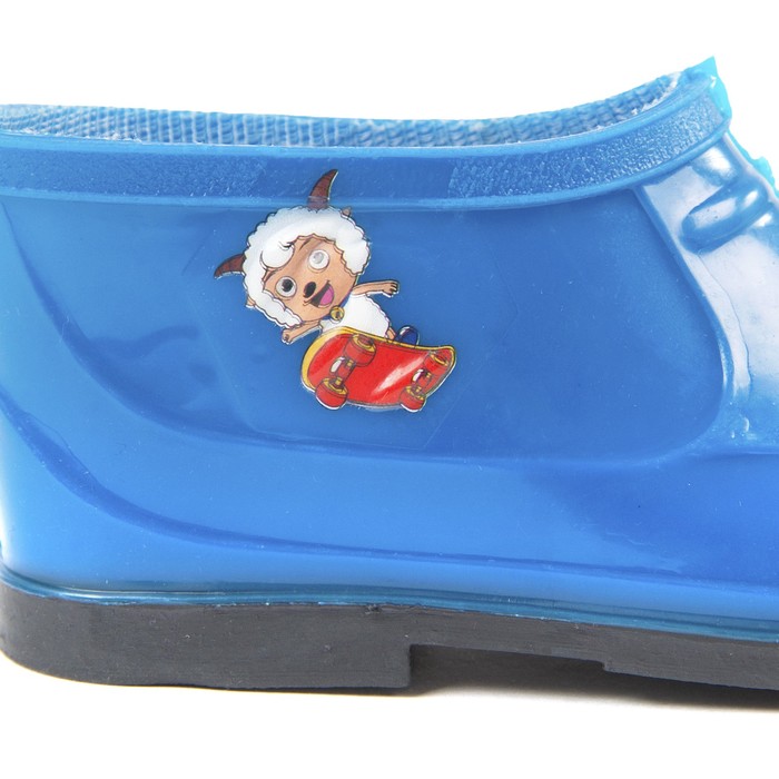 Галоши детские с аппликацией арт. 70 (синий) (р. 25)