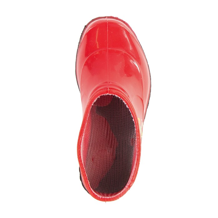 Галоши детские с аппликацией арт. 70 (красный) (р. 32)