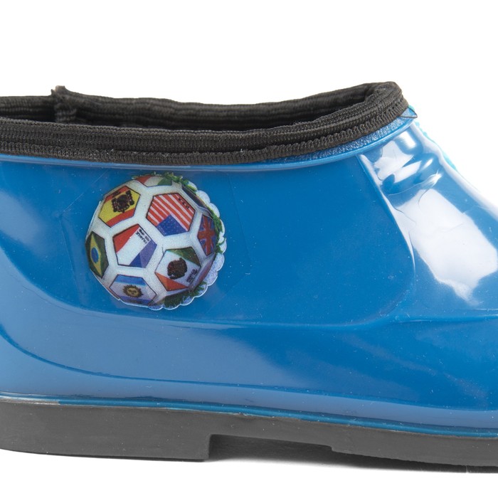 Галоши детские с аппликацией утепленные арт. 70У (синий) (р. 28)